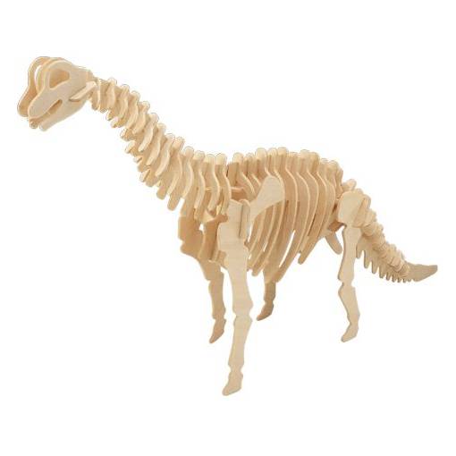 Foto - WOODEN TOY WCK 3D puzzle - Brachiosaurus