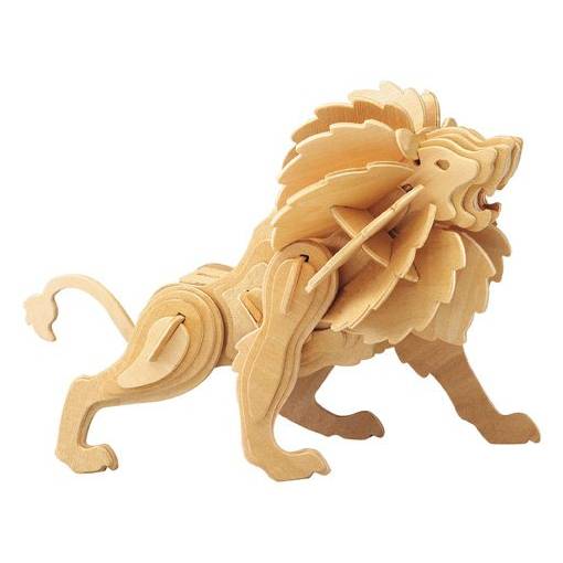 Foto - WOODEN TOY WCK 3D puzzle - Lev malý