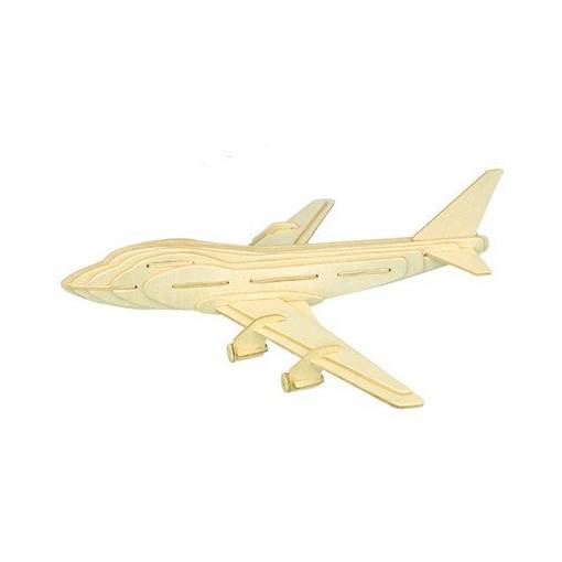 Foto - WOODEN TOY WCK 3D puzzle - Letadlo Boeing 747