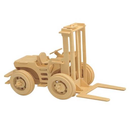 Foto - WOODEN TOY WCK 3D puzzle - Vysokozdvižný vozík