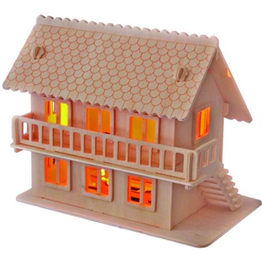 Foto - WOODEN TOY WCK 3D puzzle - Vila E