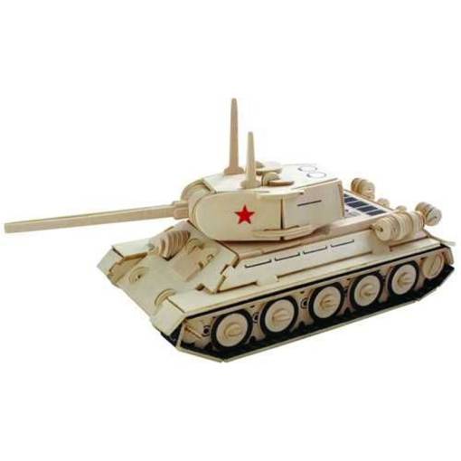 Foto - WOODEN TOY WCK 3D puzzle - Tank T-34
