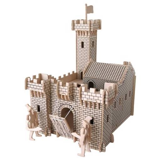 Foto - WOODEN TOY WCK 3D puzzle - Rytířský hrad