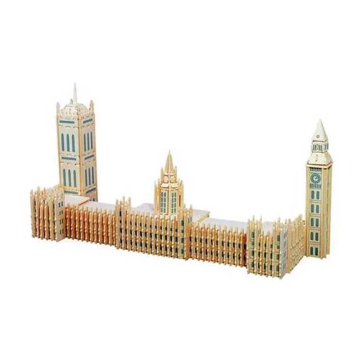 Foto - WOODEN TOY WCK 3D puzzle - Big Ben, barevný
