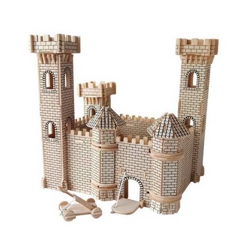 Foto - WOODEN TOY WCK 3D puzzle - Hrad