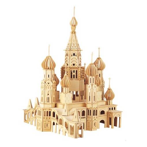 Foto - WOODEN TOY WCK 3D puzzle - Chrám St. Petersburg, velký