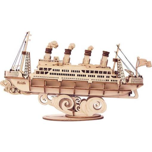 Foto - ROBOTIME Rolife 3D dřevěné puzzle - Výletní loď, 145 dílků