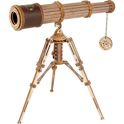 Foto - ROBOTIME Rokr 3D dřevěné puzzle - Dalekohled, 314 dílků