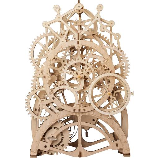 Foto - ROBOTIME Rokr 3D dřevěné puzzle - Kyvadlové hodiny, 166 dílků