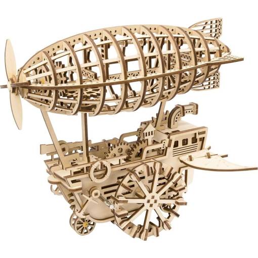 Foto - ROBOTIME Rokr 3D dřevěné puzzle - Vzducholoď, 229 dílků
