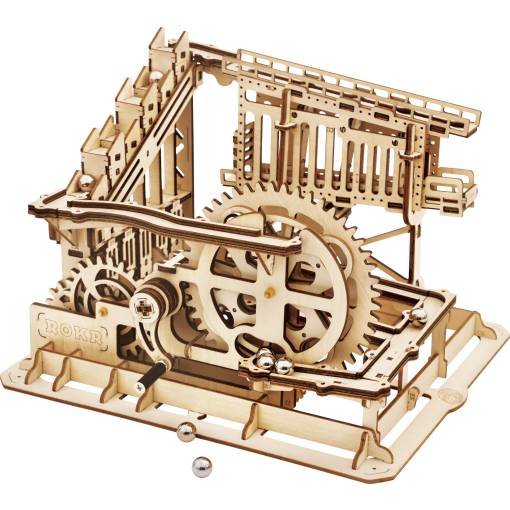 Foto - ROBOTIME Rokr 3D dřevěné puzzle - Kuličková dráha Squad, 239 dílků