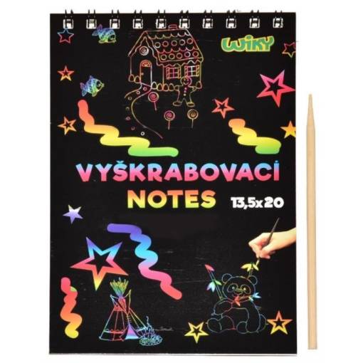Foto - Škrabací blok - 13,5 x 20 cm, 10 listů