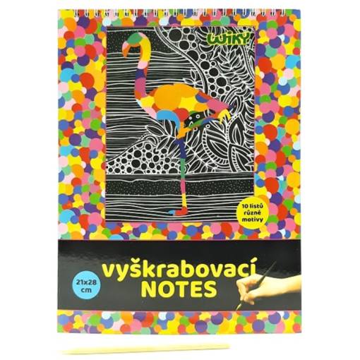 Foto - Vyškrabovací notes s obrázky