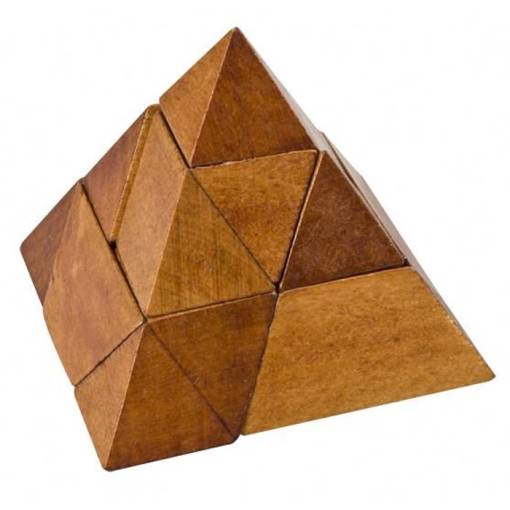 Foto - MI-TOYS Dřevěný hlavolam - Pyramid