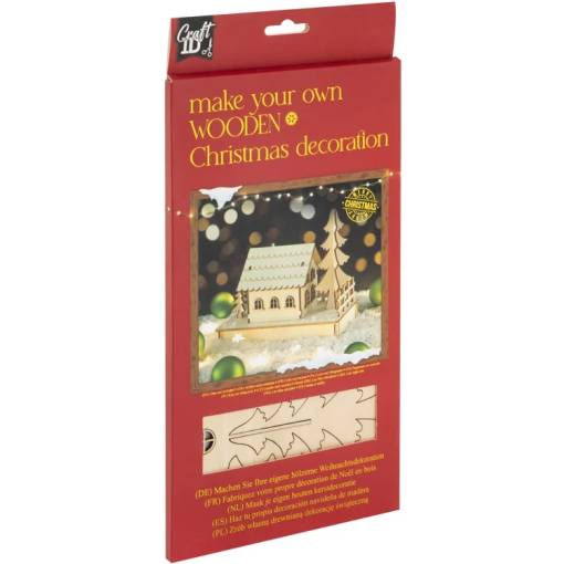 Foto - CRAFT ID Dřevěné 3D puzzle - Chaloupka