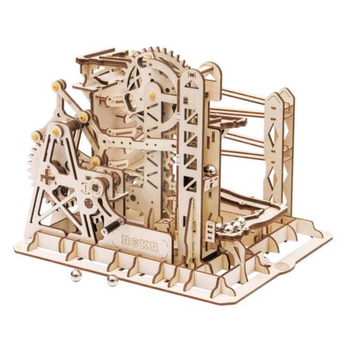 Foto - ROBOTIME Rokr 3D dřevěné puzzle - Kuličková dráha explorer, 260 dílků