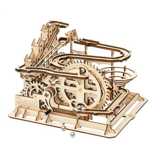 Foto - ROBOTIME Rokr 3D dřevěné puzzle - Kuličková dráha parkour, 254 dílků