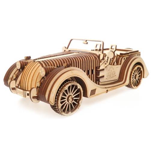 Foto - UGEARS 3D puzzle - Roadster VM-01, 437 dílků