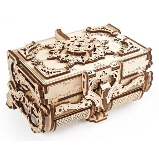 Foto - UGEARS 3D puzzle - Antická šperkovnice, 185 dílků