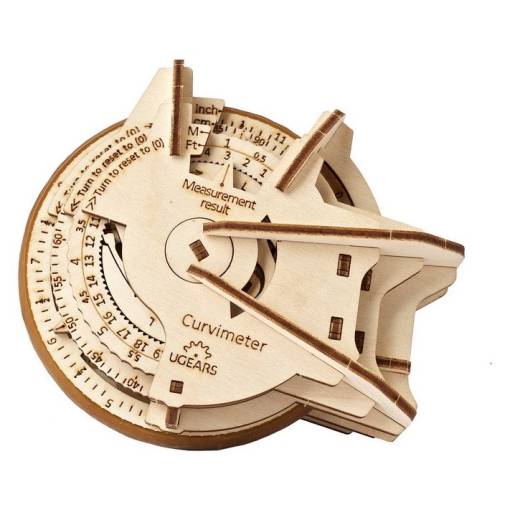 Foto - UGEARS 3D puzzle - STEM LAB Curvimeter, 109 dílků