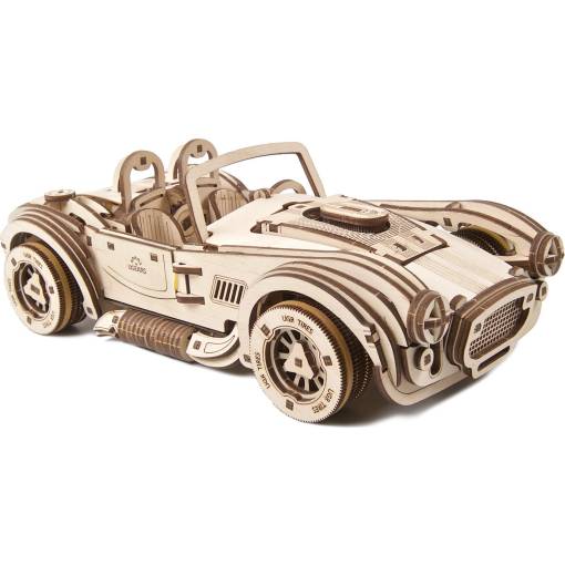 Foto - UGEARS 3D puzzle - Závodní auto Drift Cobra, 370 dílků