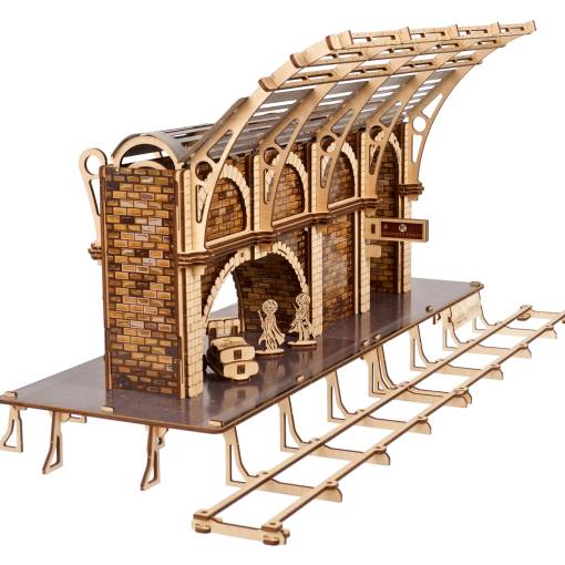 Foto - UGEARS 3D puzzle - Harry Potter Nástupiště 9 ¾, 230 dílků