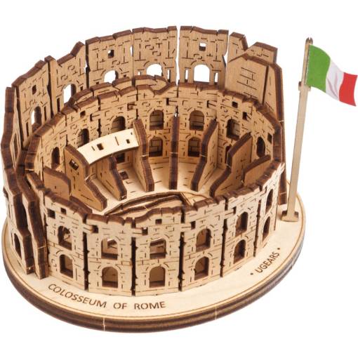 Foto - UGEARS 3D puzzle - Koloseum Řím, 63 dílků