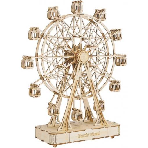 Foto - ROBOTIME Rolife 3D dřevěné puzzle - Ruské kolo hrací, 278 dílků
